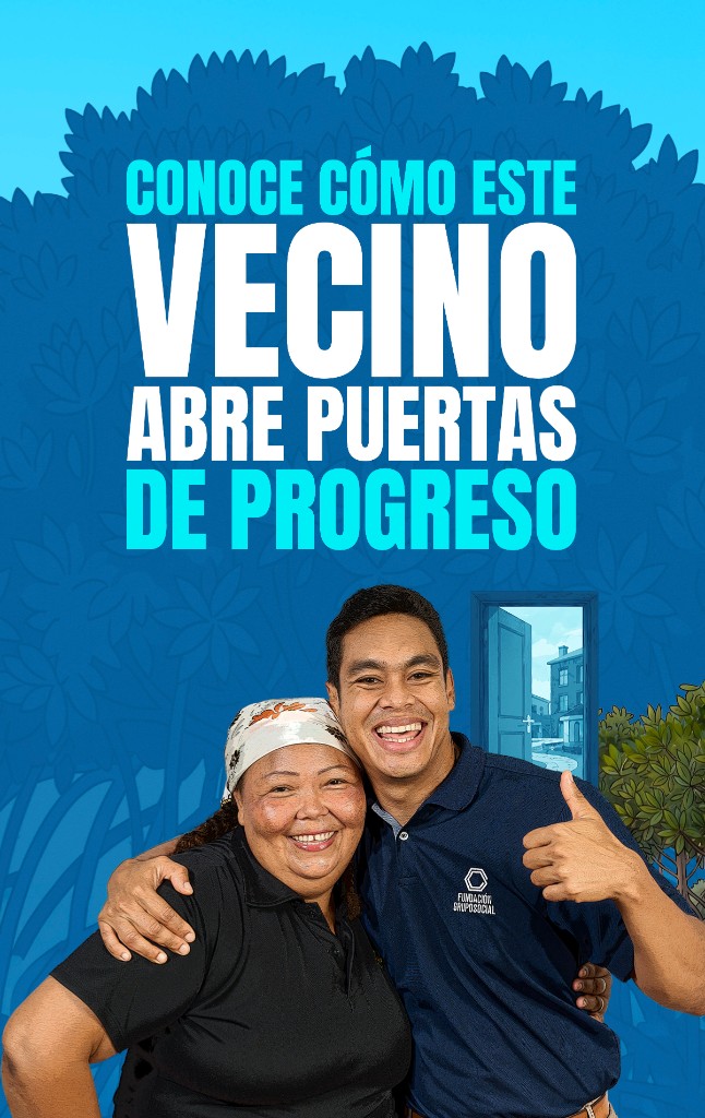 Conoce cómo este vecino abre puertas de progreso