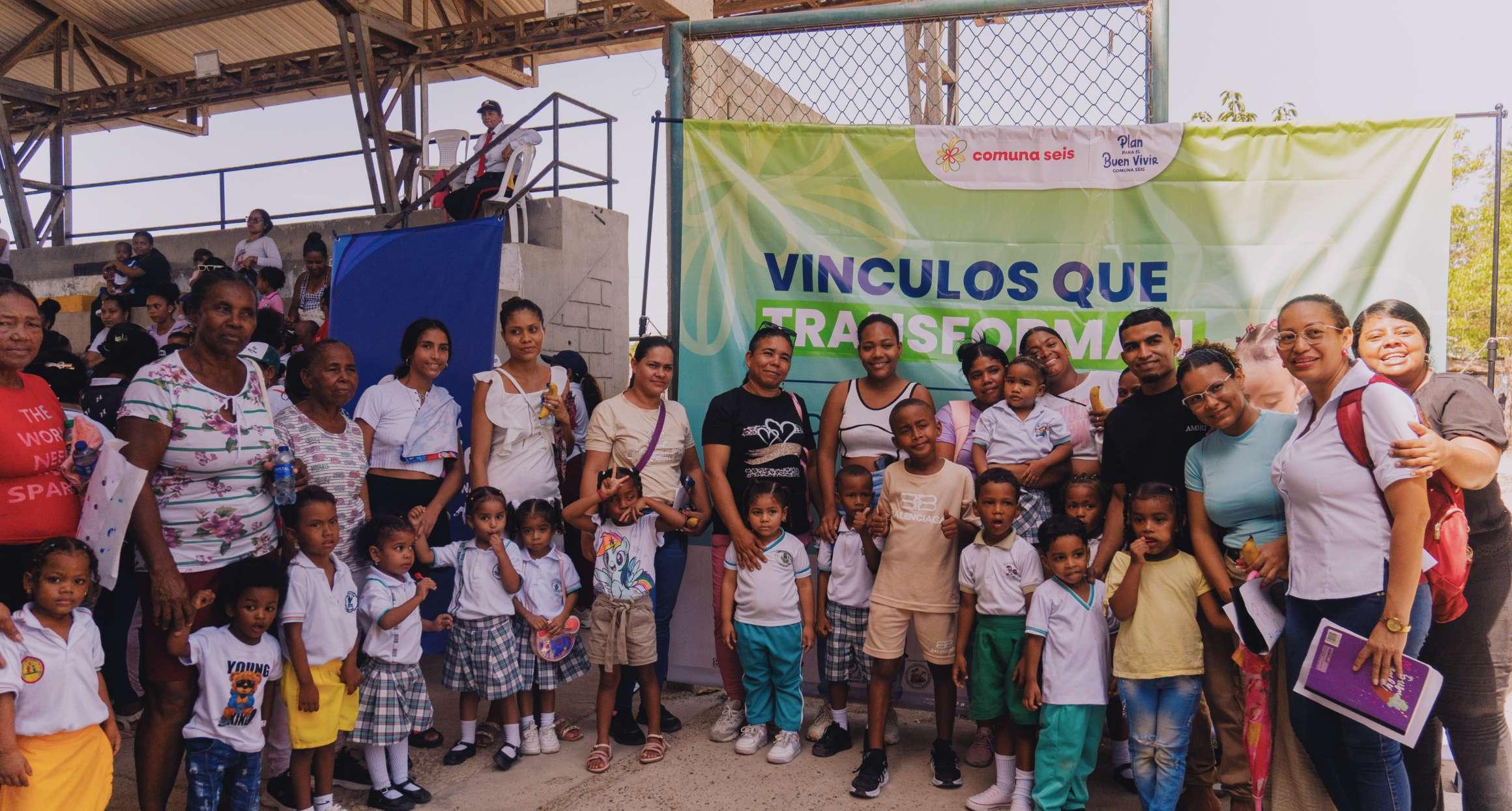 Cartagena vivió una fiesta por la niñez: más de 1.200 niños participaron en jornada masiva por el desarrollo integral en la Comuna Seis
